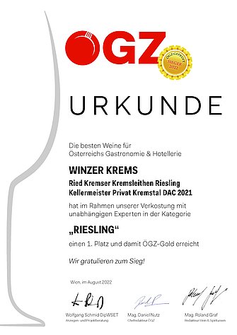 Certificate OEGZ Gold