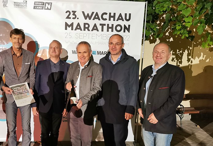  VIP-Event for the WACHAUmarathon 2022 at the winery of WINZER KREMS